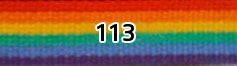Rainbow Stripe Strap - Click Image to Close